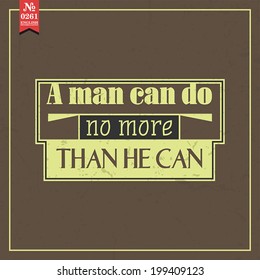 Proverbs and Sayings collection. N 0261. Folk wisdom. Vector illustration.
