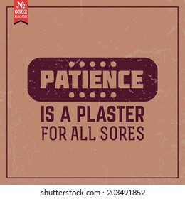Proverbs and Sayings collection. N 0302. Folk wisdom. Vector illustration.