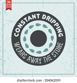 Proverbs and Sayings collection. N 0312. Folk wisdom. Vector illustration.