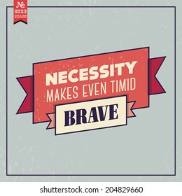 Proverbs and Sayings collection. N 0323. Folk wisdom. Vector illustration.
