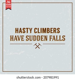 Proverbs and Sayings collection. N 0386. Folk wisdom. Vector illustration.