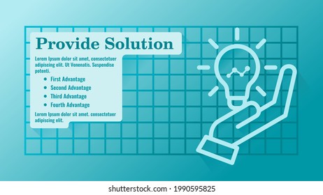 Provide or Give Solution Business Presentation Template