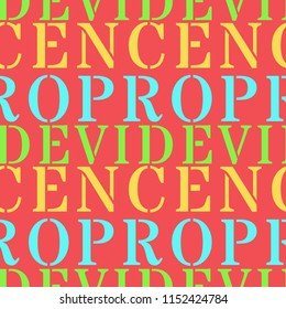 Providence, USA seamless pattern