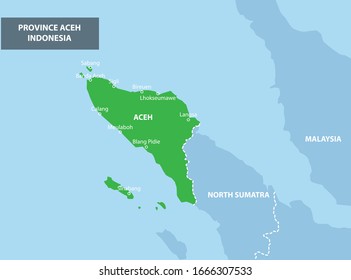 Province of Aceh Maps Indonesia Country svg