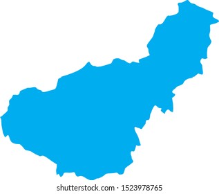 province of granada map in andalucia spain huelva in spain