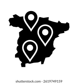Elemento de icono de provincia para diseño