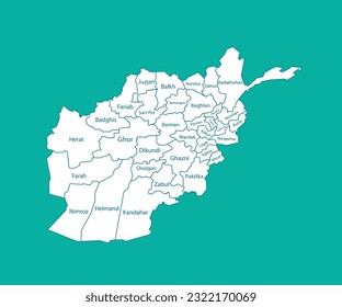 Provinces Of Afghanistan With English Name