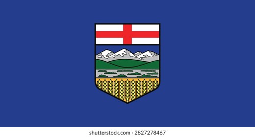 Provincial vector flag of Alberta