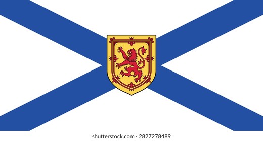 Provincial vector flag of Nova Scotia