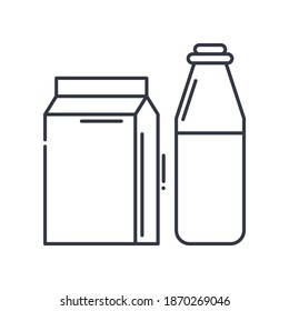 Provisions icon, linear isolated illustration, thin line vector, web design sign, outline concept symbol with editable stroke on white background.