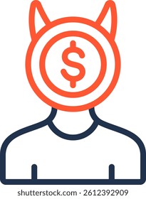 Provocation Icon Color Line Vector Illustration