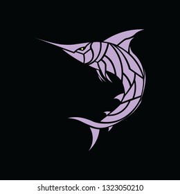 Proximity Marlin Fish Vector Logo Illustration