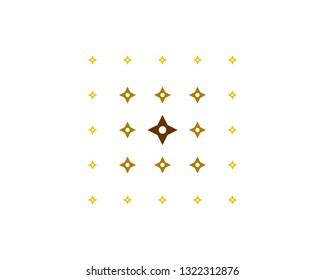 proximity shuriken pattern logo design