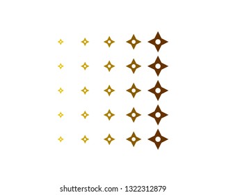 proximity shuriken pattern logo design