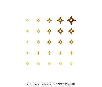 proximity shuriken pattern logo design