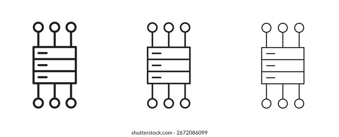 Proxy server icon. Simple element illustration. Can be used for web and mobile.