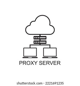 Proxy Server Icon , Technology Icon