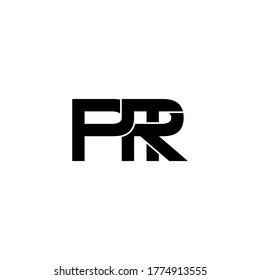 prt letter original monogram logo design