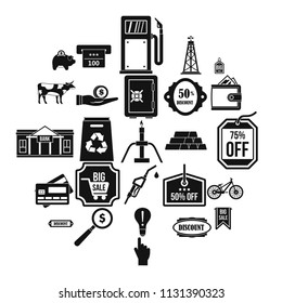Prudence icons set. Simple set of 25 prudence vector icons for web isolated on white background