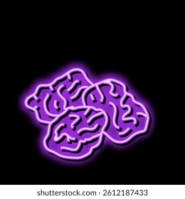 prune dry plum neon light sign vector. prune dry plum illustration