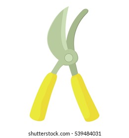 Pruner icon. Cartoon illustration of pruner vector icon for web design