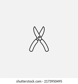 Pruner icon sign vector,Symbol, logo illustration for web and mobile
