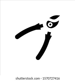 pruner icon vector illustration logo template for many purpose. Isolated on white background.