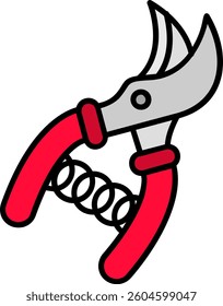 Pruners Line vector Icon Design