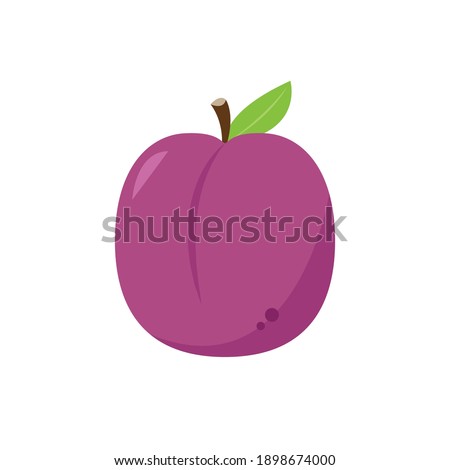 Prunes cartoon vector. symbol. logo design.