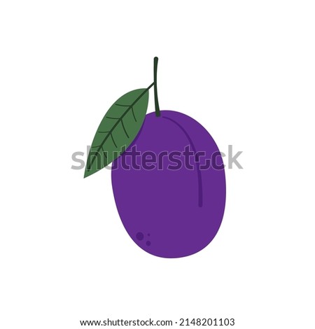 Prunes cartoon vector. symbol. logo design.