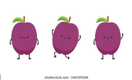 Prunes character design. Prunes vector. wallpaper. 