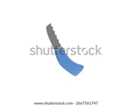 pruning saw icon 3d illustration render