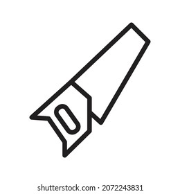 Pruning Saw Icon gardening Vector For Web, Presentation, Logo, Infographic, Symbol