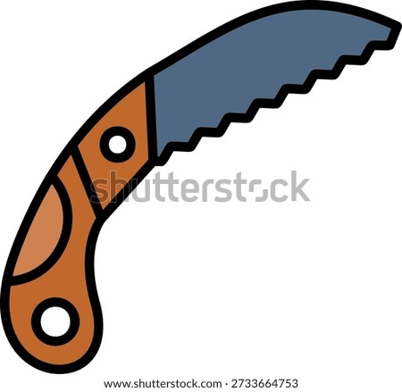 Pruning Saw New Creative Icon Design Vector