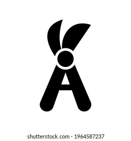 pruning shears icon or logo isolated sign symbol vector illustration - high quality black style vector icons
