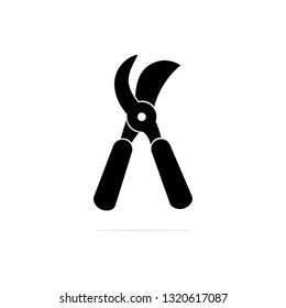 Pruning shears Icon. Vector concept illustration for design.