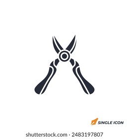 Pruning Shears icon vector illustration. Pruning Shears symbol isolated on white background