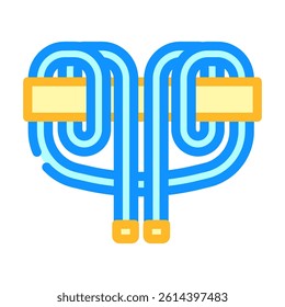 prusik knot nautical color icon vector. prusik knot nautical sign. isolated symbol illustration