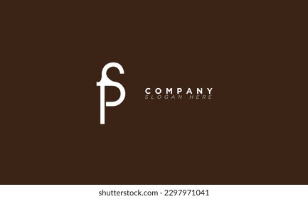 PS Alphabet letters Initials Monogram logo SP, P and S