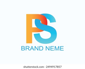 PS Creative Logo Design Vorlage Kostenlose Vektorgrafik