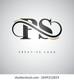 PS Infinity Monogram Logo – Elegant Modern Letter mark Design with Luxury Loop and Stylish Branding Symbol
