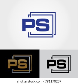 PS Letter Design - Initials Logo