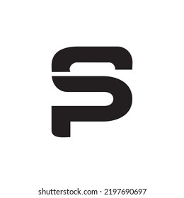 PS letter logo concept. Vector image