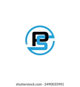 PS letter logo design Template