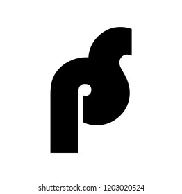 ps letter vector logo