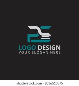 PS Logo Design Business Logo 