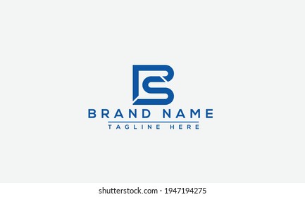 PS Logo Design Template Vector Graphic Branding Element.