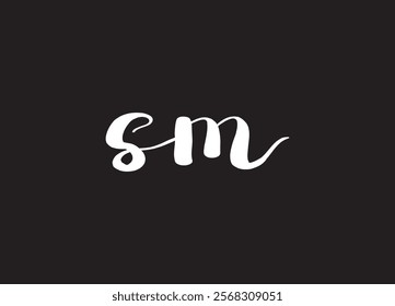 PS Logo Design Template Vector Graphic Branding Element.
