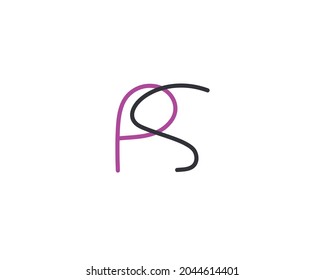 Plantilla de diseño de logotipo de carta moderna PS