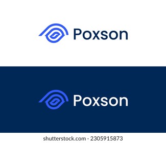 PS monogram letter logo mark